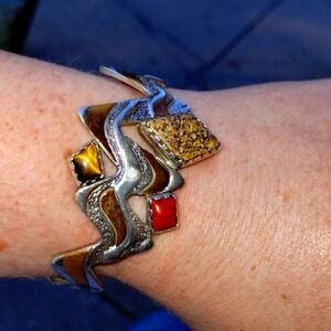 Carolyn Pollack cuff bracelet "four corners" from Relios collection